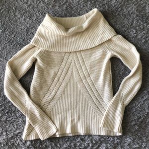 Cream Ann Taylor Knit Sweater